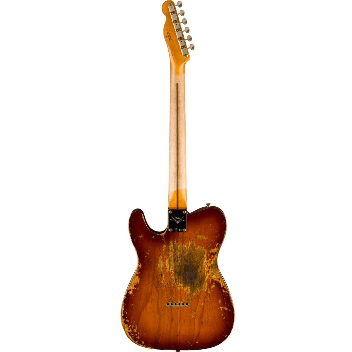 Fender Custom Shop 1952 Telecaster Super Heavy Relic Maple Fingerboard Faded Violin Burst