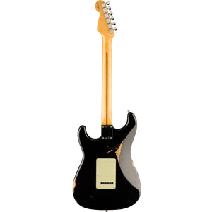 Fender Custom Shop Custom Deluxe HB S-1 Relic Stratocaster 3A Rosewood Fingerboard Black