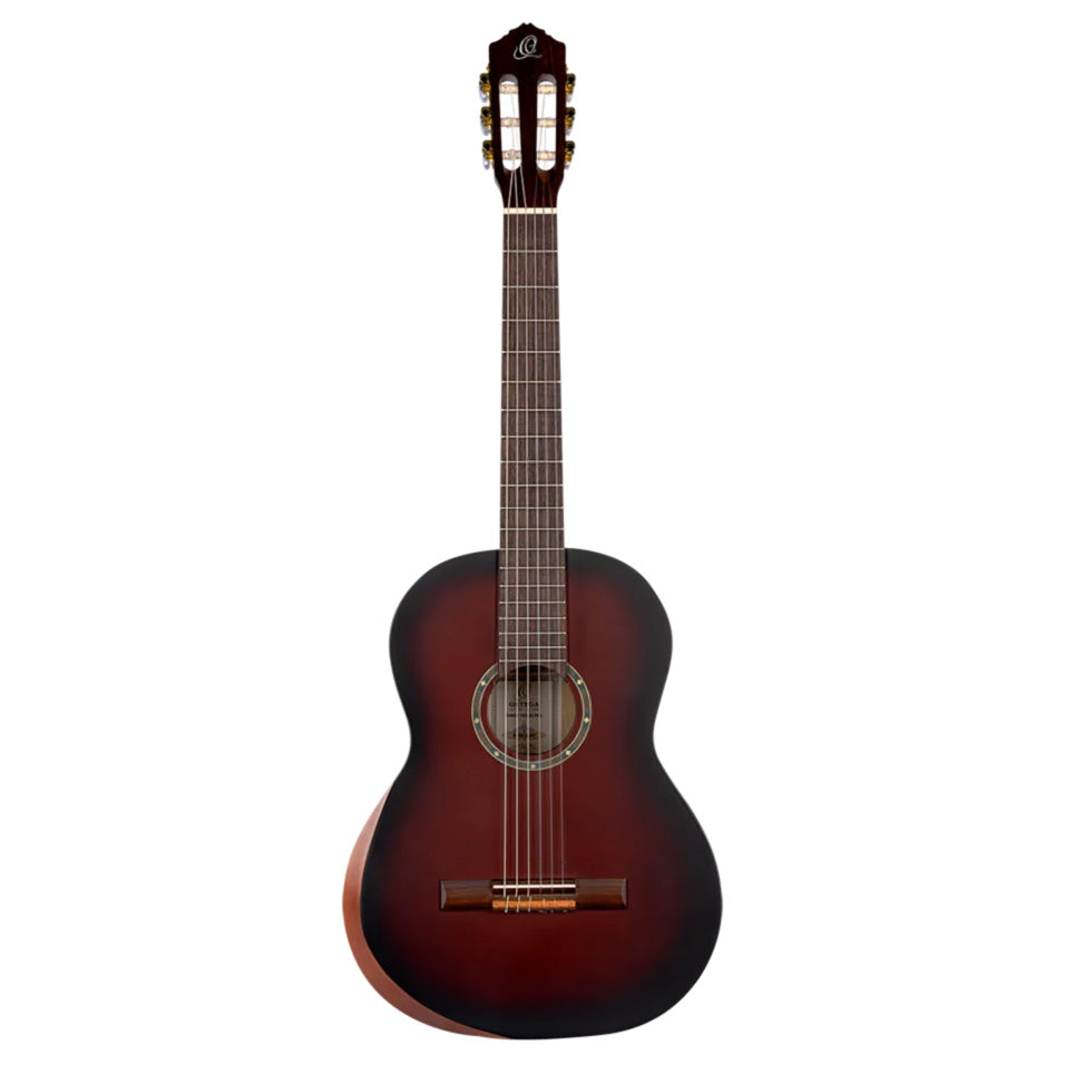 Ortega R55DLX-BFT Student Series Pro Deluxe Full Size Classical Bourbon Fade