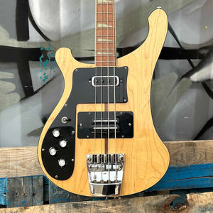 1977 Rickenbacker 4001 Maple Glo Left Handed  W/Case