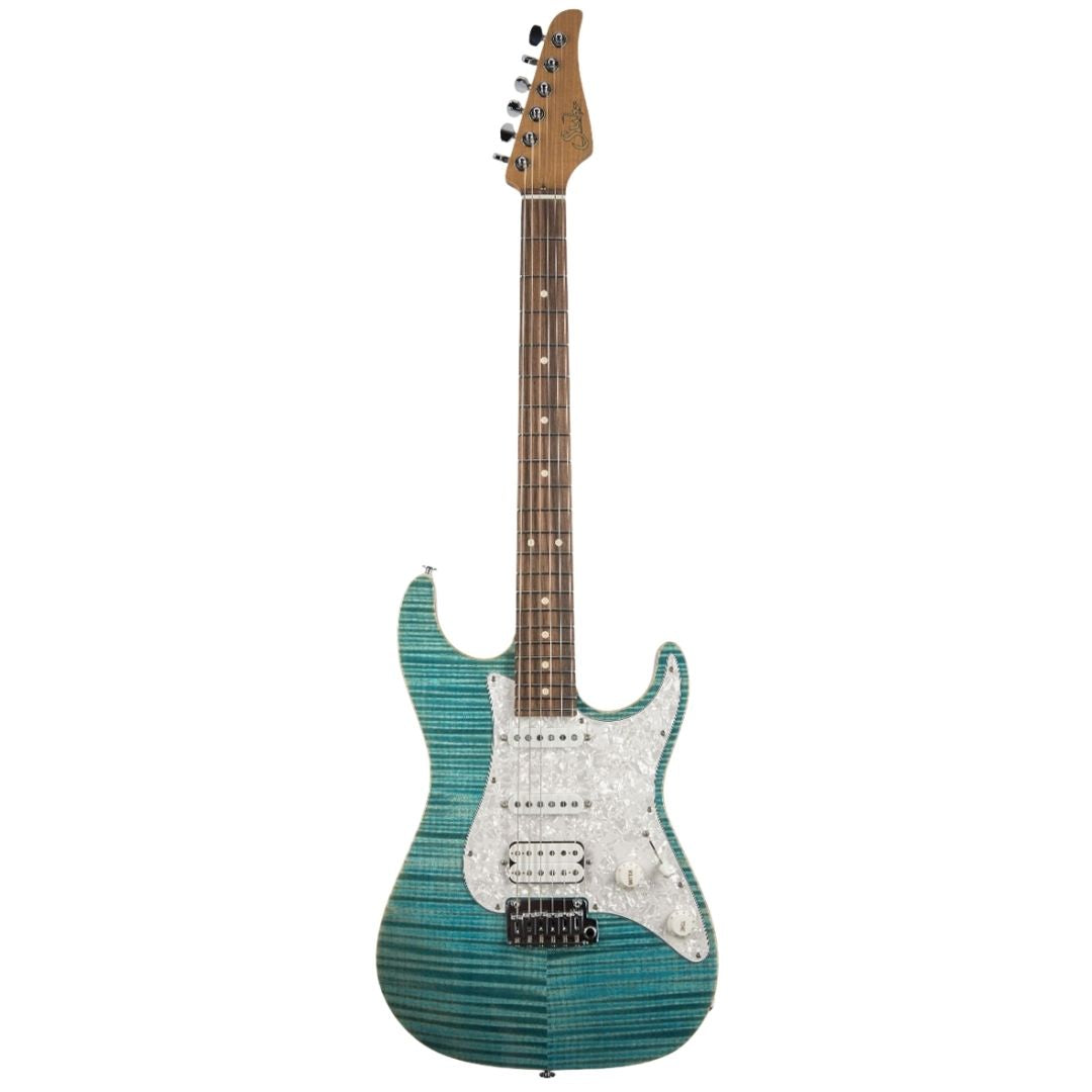 Suhr Standard Plus HSS Pau Ferro Fingerboard Bahama Blue w/Soft Case