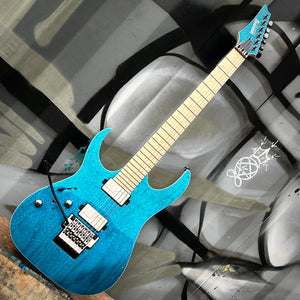2025 Ibanez RG5120ML Prestige Frozen Ocean Left-Handed w/Case