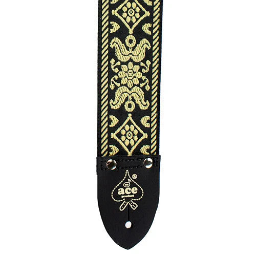 D'Andrea Ace 7 Vintage Reissue Guitar Strap "Old Gold"