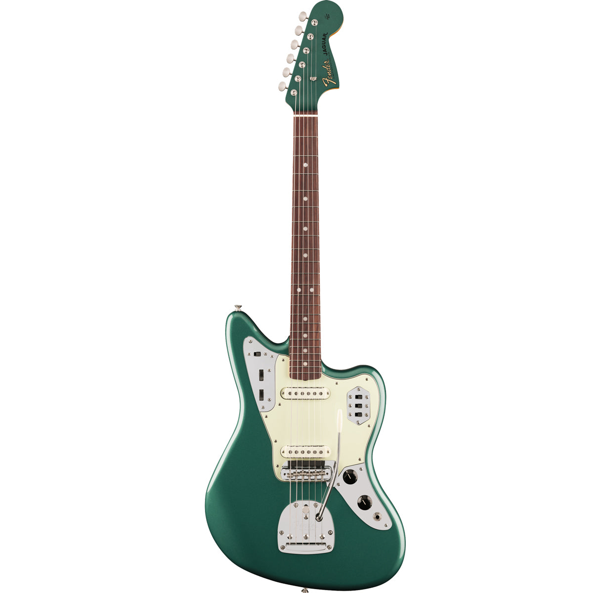 Fender Vintera III Mid 60s Jaguar Rosewood Fingerboard Sherwood Green Metallic w/Bag