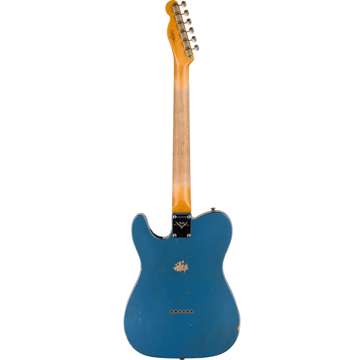 Fender Custom Shop 1963 Telecaster Relic 3A Rosewood Fingerboard Aged Lake Placid Blue
