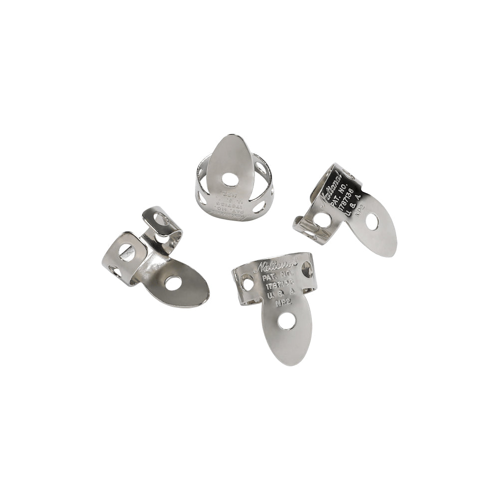 National Finger Picks - Nickel, 4 Pack NP2-04