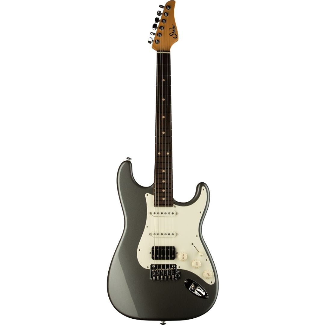 Suhr Classic S Plus Pewter Metallic HSS Rosewood Fingerboard w/Soft Case
