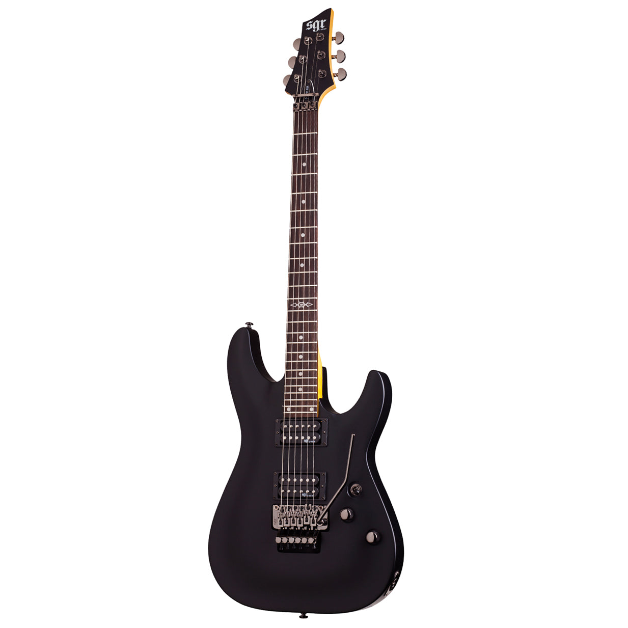 Schecter C-1 FR SGR Midnight Satin Black