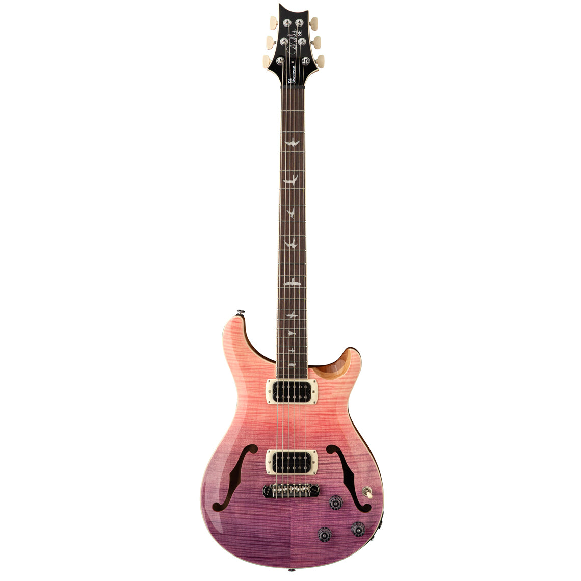 Paul Reed Smith (PRS) SE Ed Sheeran Hollowbody I Piezo Baritone Pink Ombre w/Bag