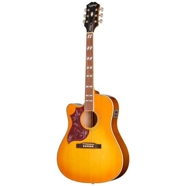 Epiphone Hummingbird Studio EC Heritage Cherry Sunburst Left