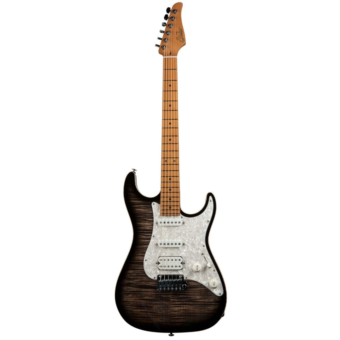 Suhr Standard Plus HSS Roasted Maple Fingerboard Trans Charcoal Burst w/Soft Case