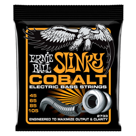 Ernie Ball Hybrid Slinky Cobalt Electric Bass Strings 45-105 2733