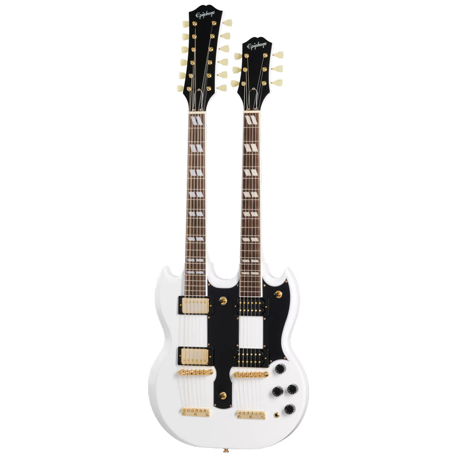 Epiphone Inspired by Gibson EDS-1275 Limited Doubleneck Alpine White w/Case