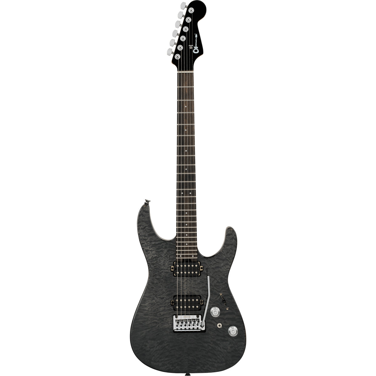 Charvel Pro-Mod Plus Dinky DK24 HH 2PT E QM Midnight Ocean w/Bag