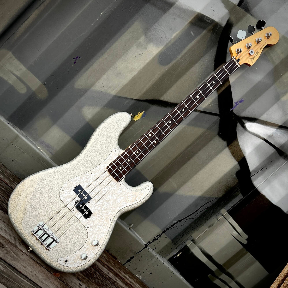 USED Fender 75th Anniversary Player II Precision Bass Diamond Dust Sparkle
