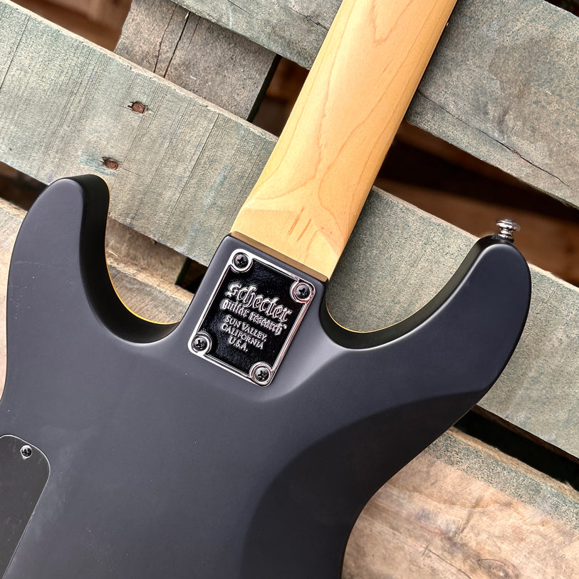 2025 Schecter Demon-7 7-String Aged Black Satin