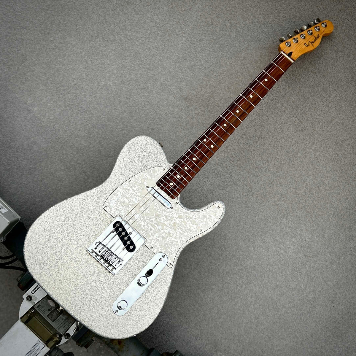 USED Fender 75th Anniversary Player II Telecaster Diamond Dust Sparkle w/Bag