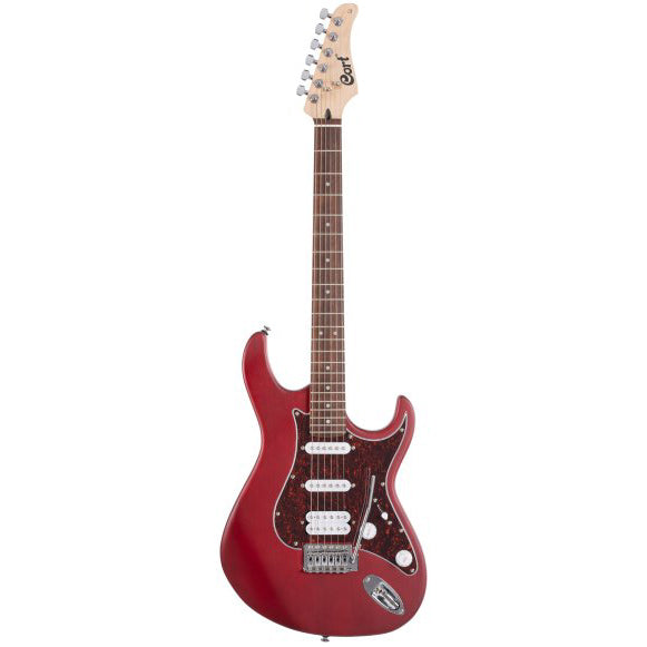 Cort G Series Electric Guitar Open Pore Black Cherry G110-OPBC
