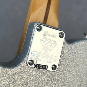 USED Fender 75th Anniversary Player II Telecaster Diamond Dust Sparkle w/Bag