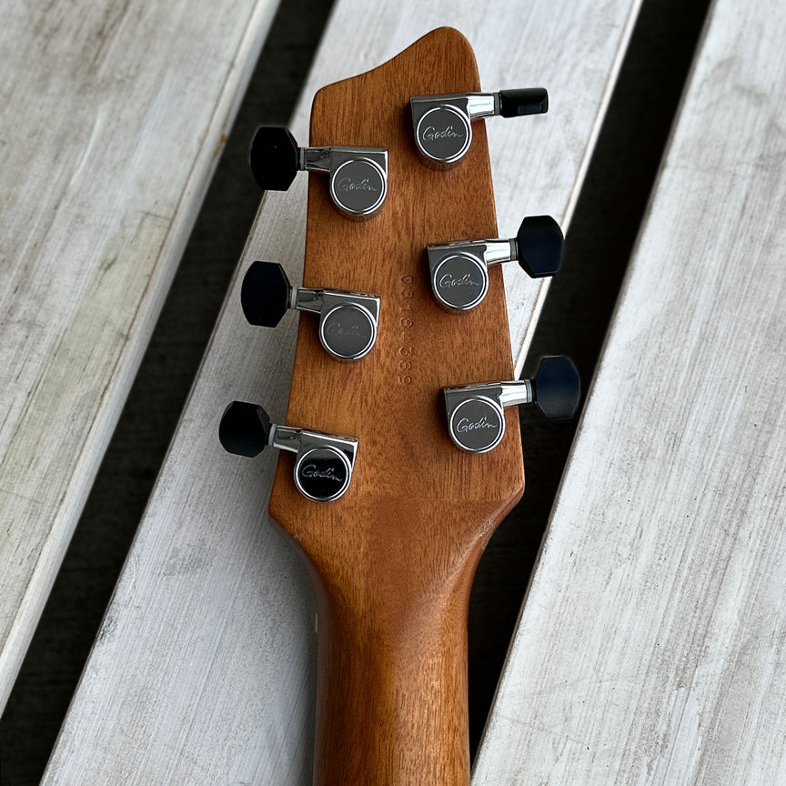 Used Godin LGXT Trans Blue Flame w/Bag