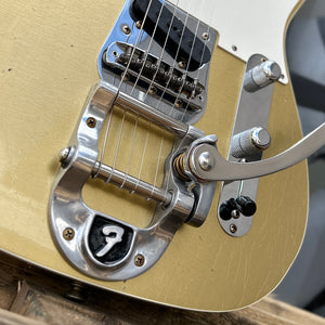 Fender Custom Shop Limited Edition Twisted Telecaster Custom Journeyman Relic 1-Piece Rift Sawn Maple Neck Aged HLE Gold