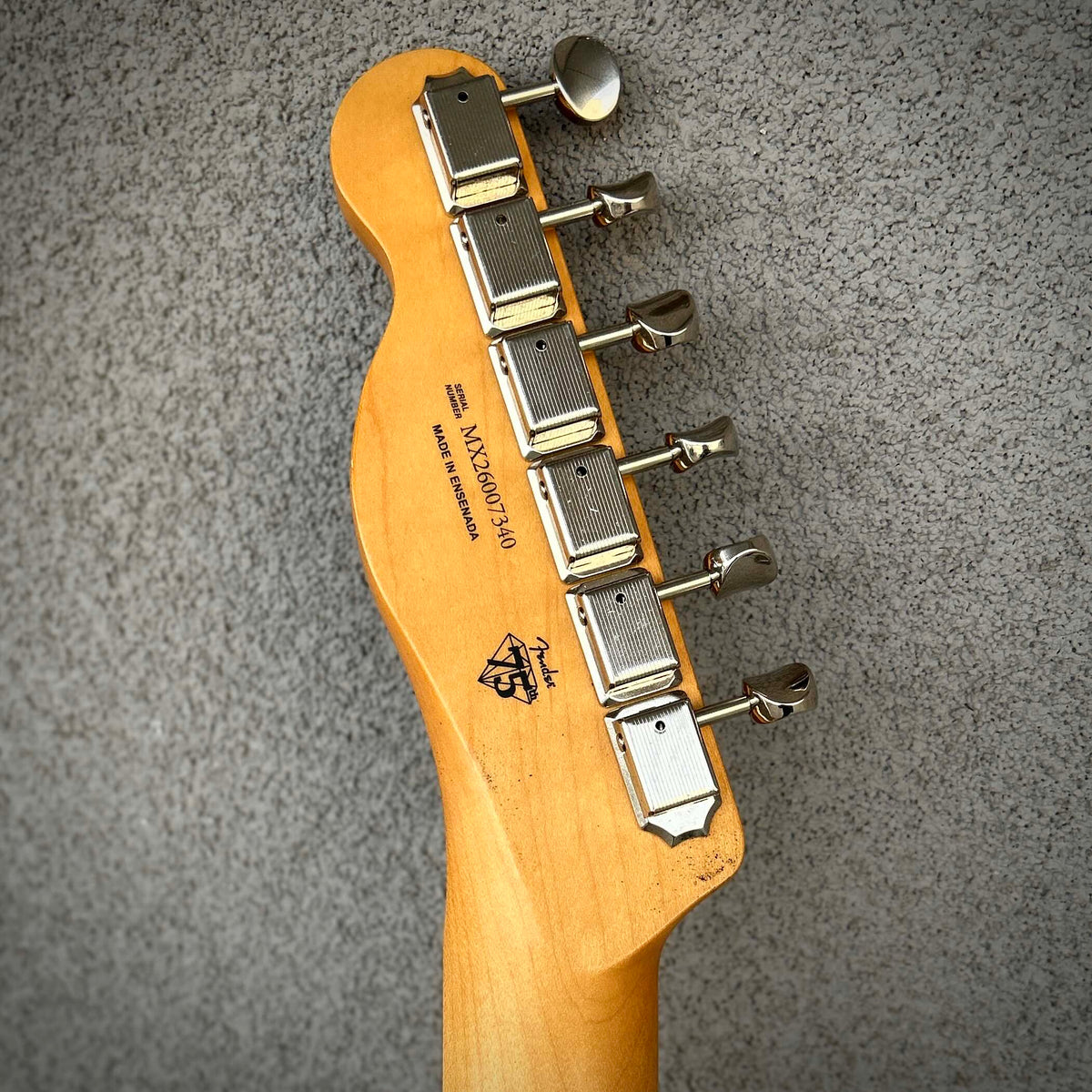 USED Fender 75th Anniversary Player II Telecaster Diamond Dust Sparkle w/Bag