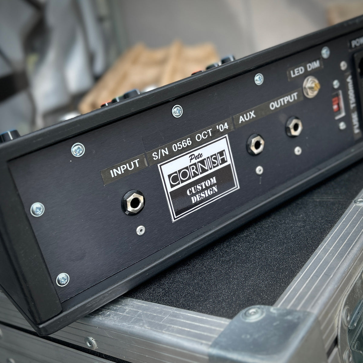 2004 Pete Cornish Custom Design SS-2 / G-2 / P-2 Multi-Effects Unit w/ Anvil Road Case