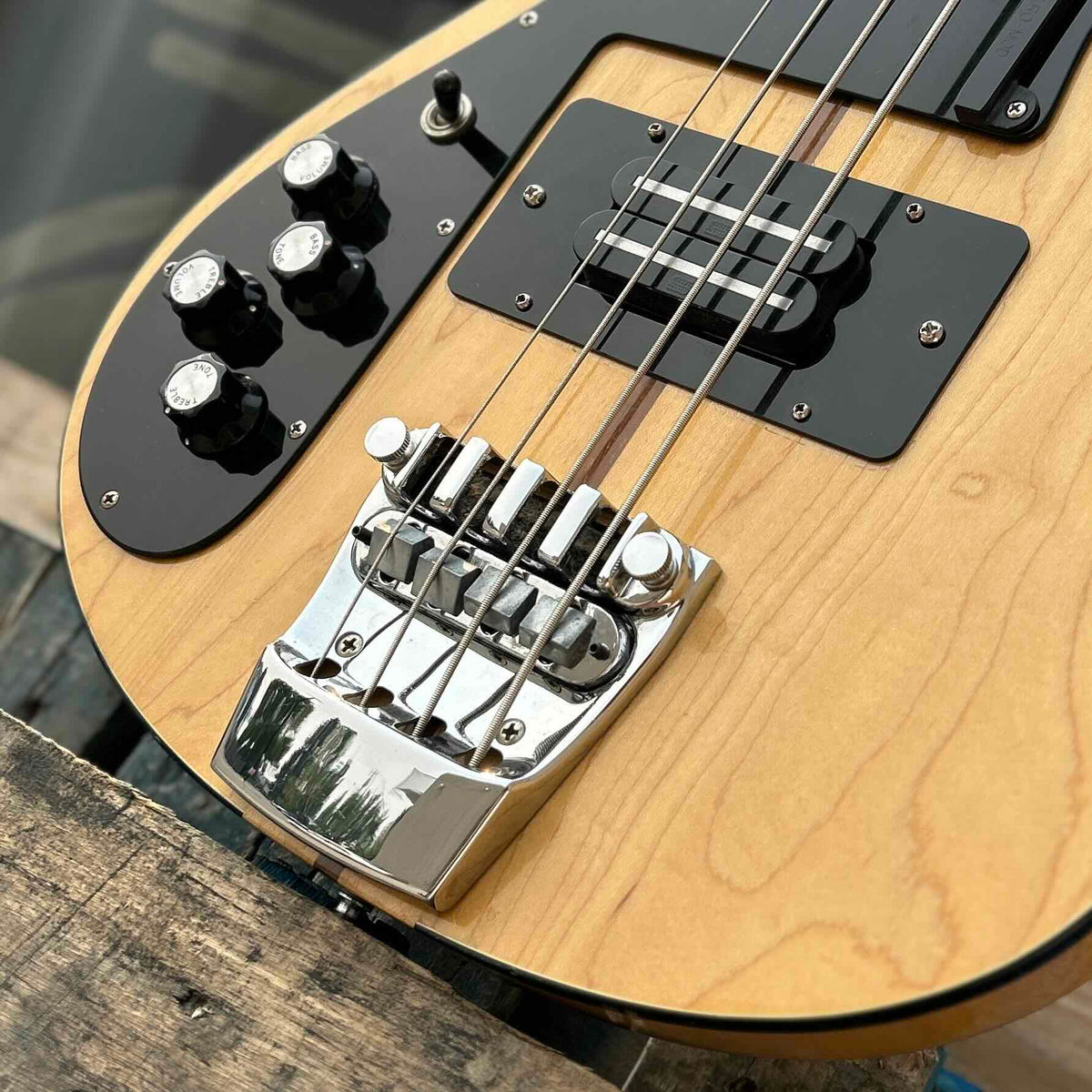 1977 Rickenbacker 4001 Maple Glo Left Handed  W/Case