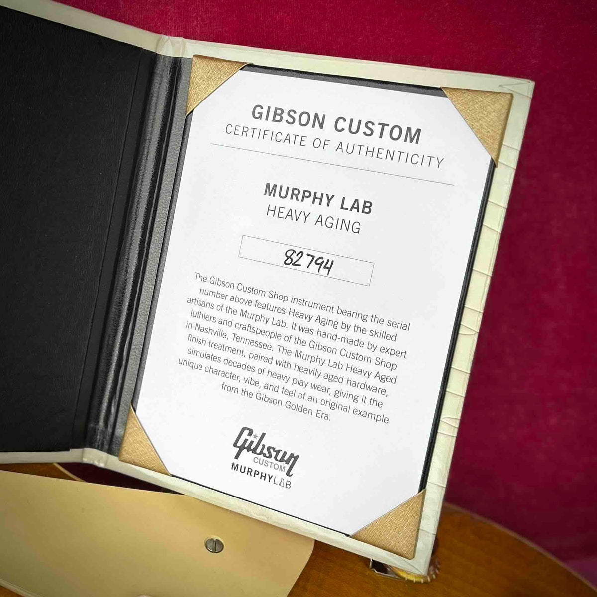 2022 Gibson Custom Shop Murphy Lab Heavy Aged '58 Les Paul Standard - Lemon Burst