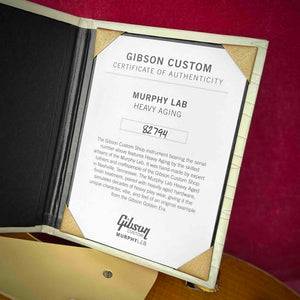 2022 Gibson Custom Shop Murphy Lab Heavy Aged '58 Les Paul Standard - Lemon Burst