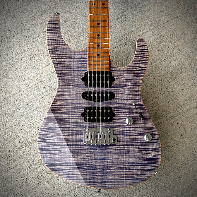 Suhr Modern Plus Roasted Maple Fingerboard HSH Trans Blue Denim/Slate