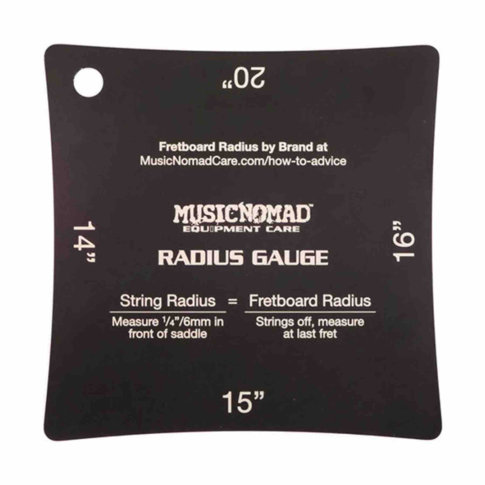 Music Nomad Precision Radius Gauge Set – 2 Pak