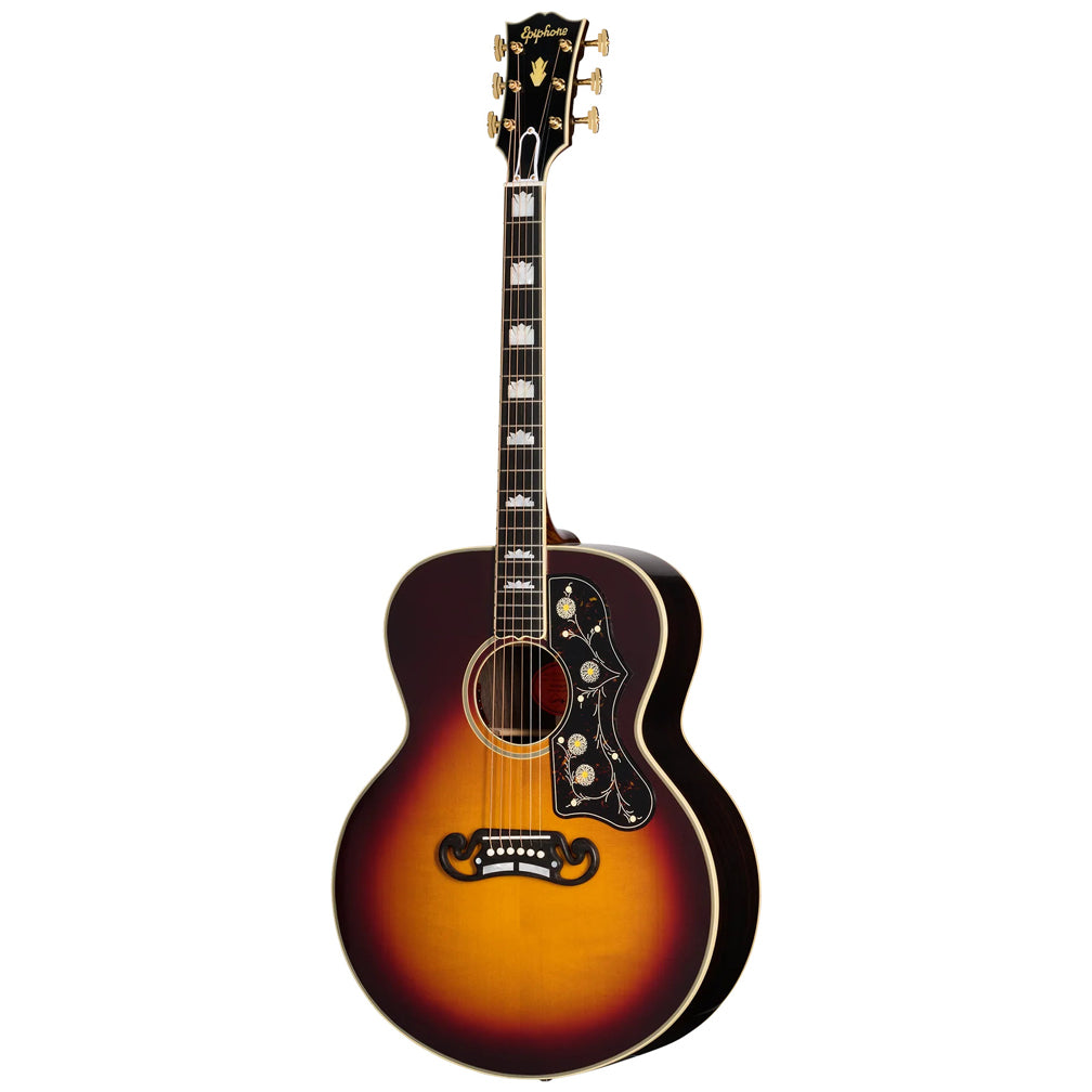 Epiphone Inspired by Gibson Custom Pre-War SJ-200 Rosewood Vintage Sunburst w/Case