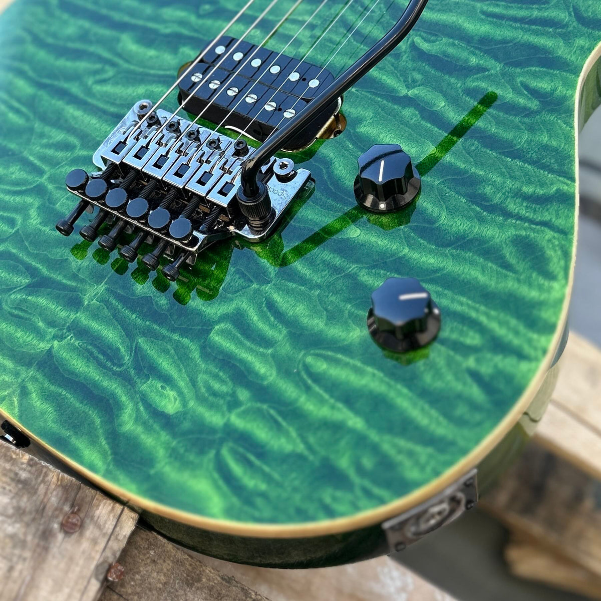 2022 Wolfgang WG Standard QM, Baked Maple Fingerboard, Trans Green W/Bag
