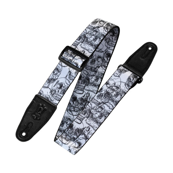 Levy's Skull Series White & Black Strap MPD2-048