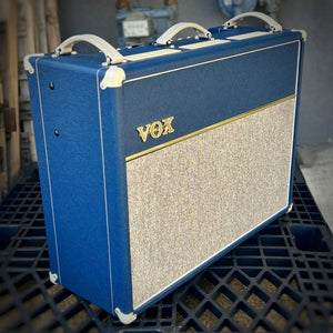 2012 Vox AC30C2-BL  LTD Blue 30-Watt 2x12" Combo W/Cover And Switch