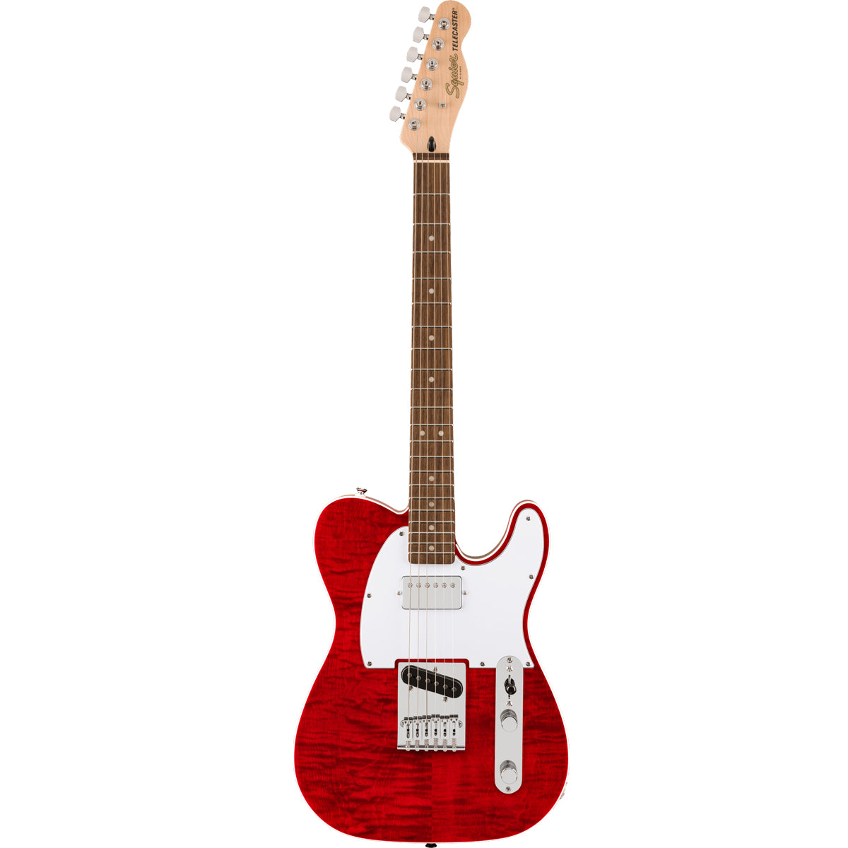 Squier Affinity Telecaster FMT SH Crimson Red Transparent