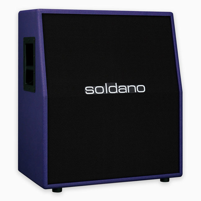 Soldano 212 Vertical Slant Cabinet Purple Tolex