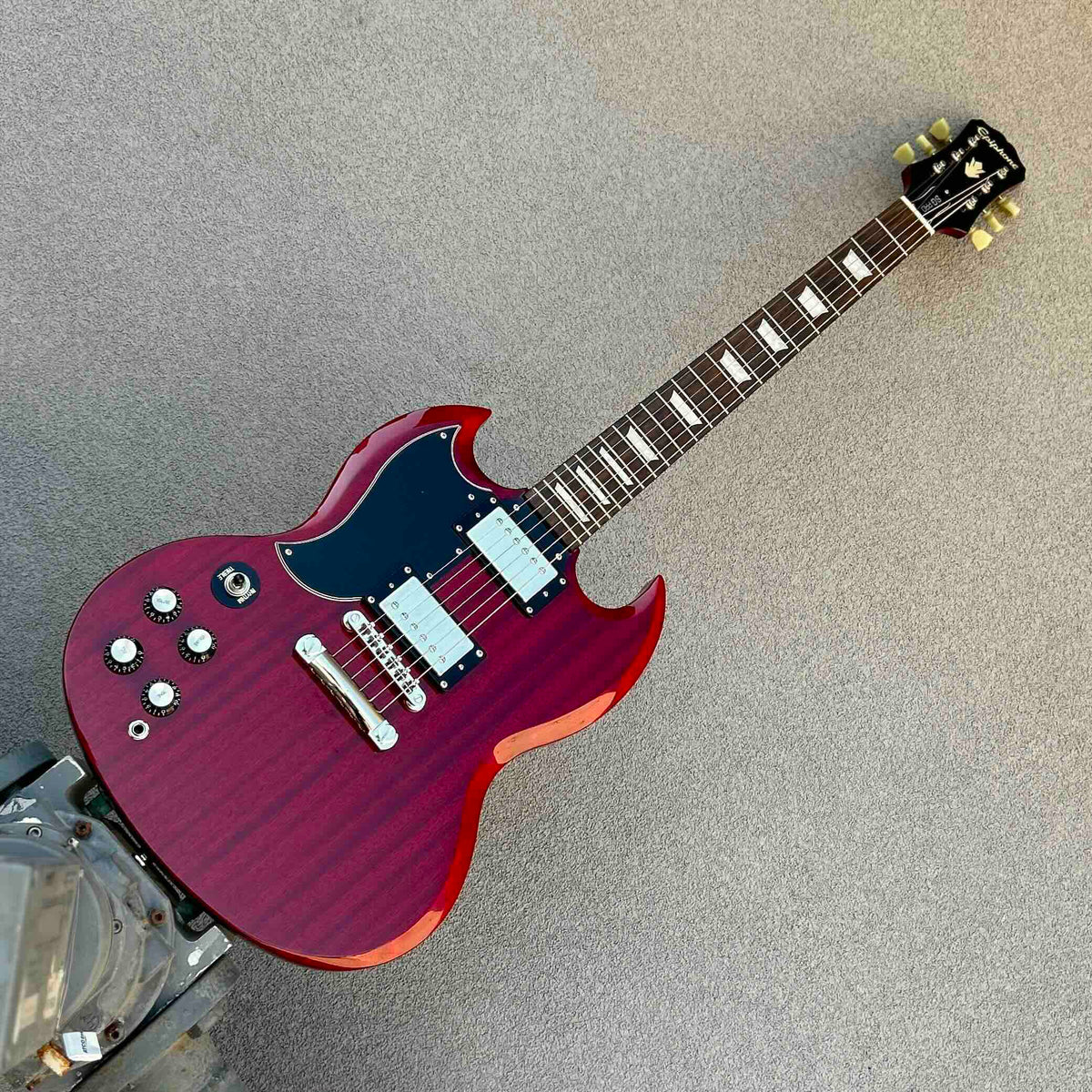 2016 Epiphone SG Pro Cherry Left Handed w/Bag