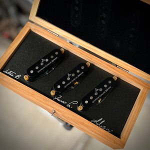 Used Seymour Duncan ZSL-1s Zephyr Silver Strat Pickup Set — Black