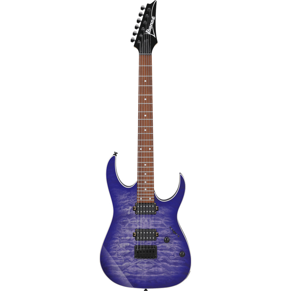 Ibanez RG421QMCBB Electric Guitar - Cerulean Blue Burst