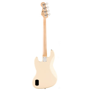 Squier Affinity Series Active Jazz Bass, Maple Fingerboard, Black Pickguard, Olympic White