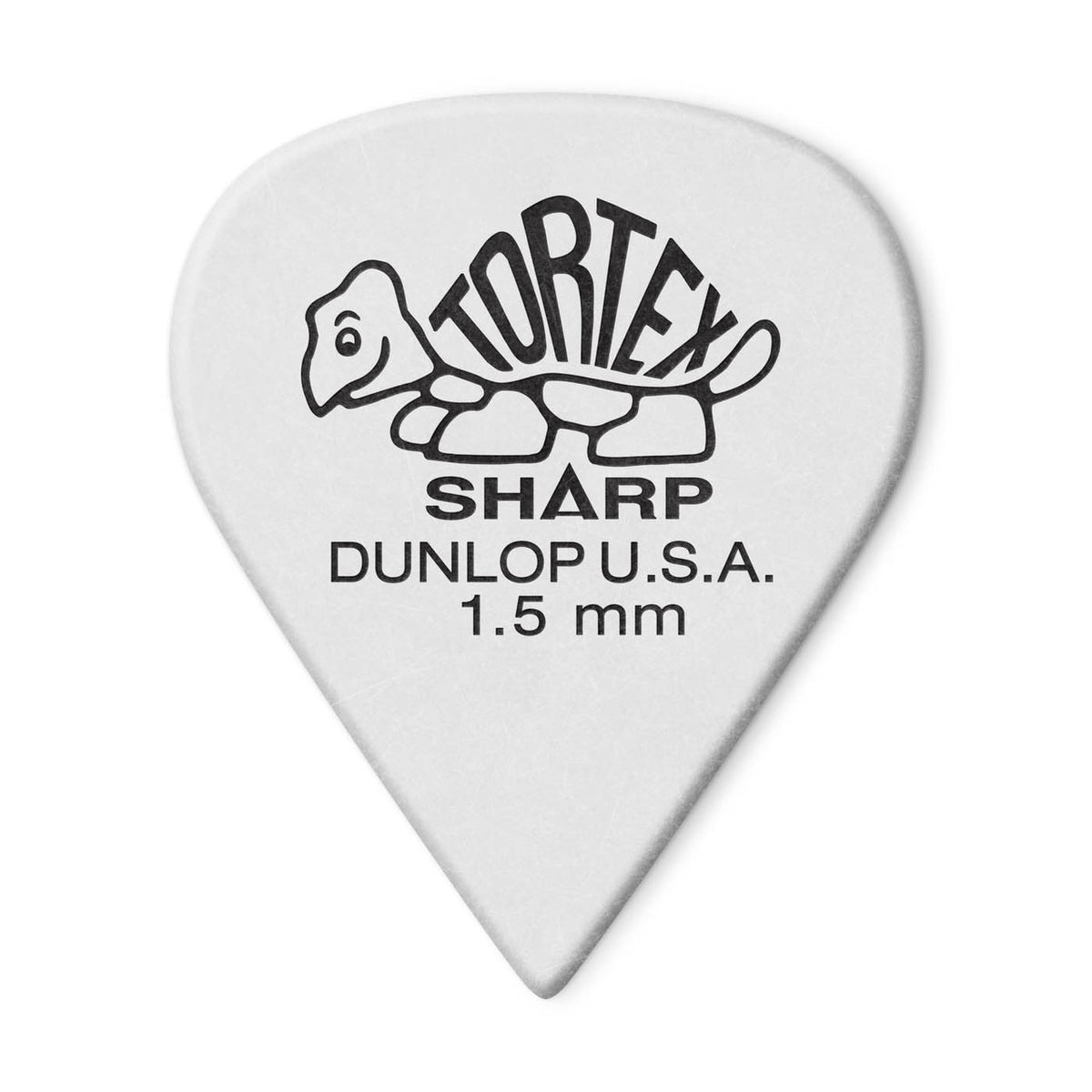 Dunlop White 1.50mm Tortex Sharp Guitar Pick Pack (12/pack) 412P1.50