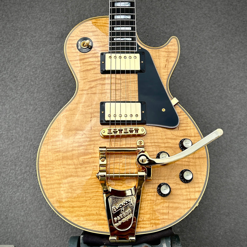 Gibson Custom Shop Les Paul Custom Figured Antique Natural w/Bigsby