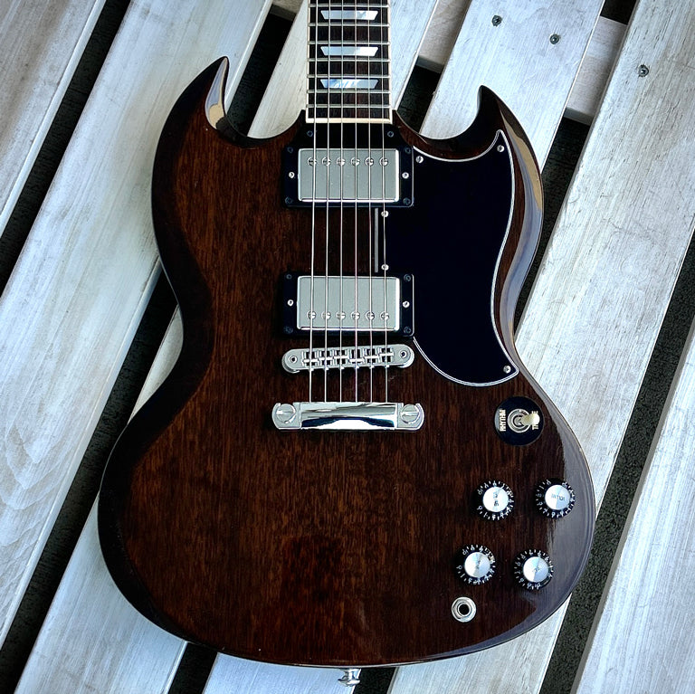 2015 Gibson 100 Anniversary SG Standard Trans Ebony w/Case