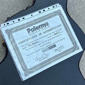 2019 Palermo Shelby Custom LTD ES-335 Robin Egg Blue W/Case