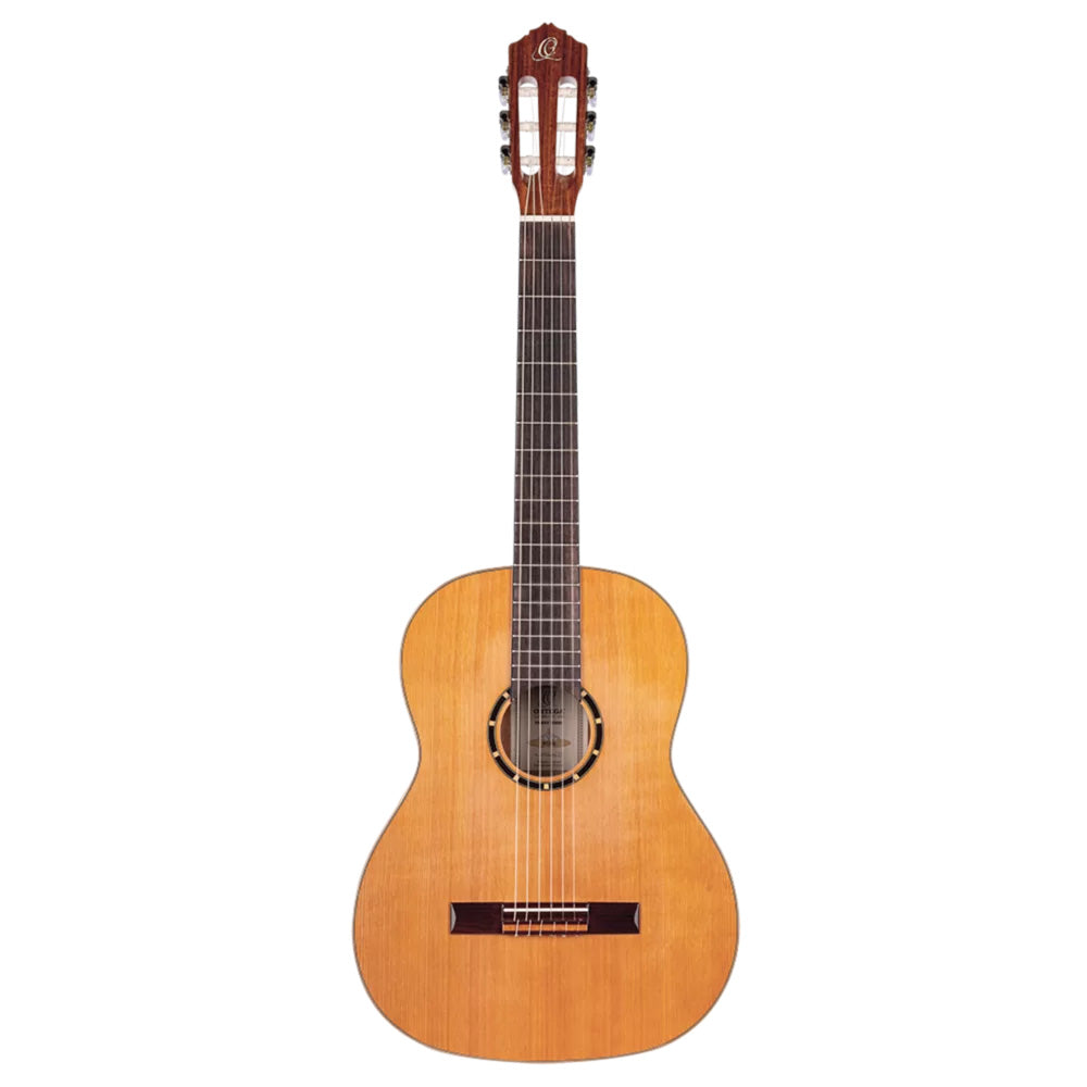 Ortega R122G Family Series Full Size Classical Cedar/Mahogany Gloss Natural w/Bag