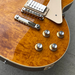 2025 Gibson Les Paul Standard 60s Figured Top - Honey Amber W/Case