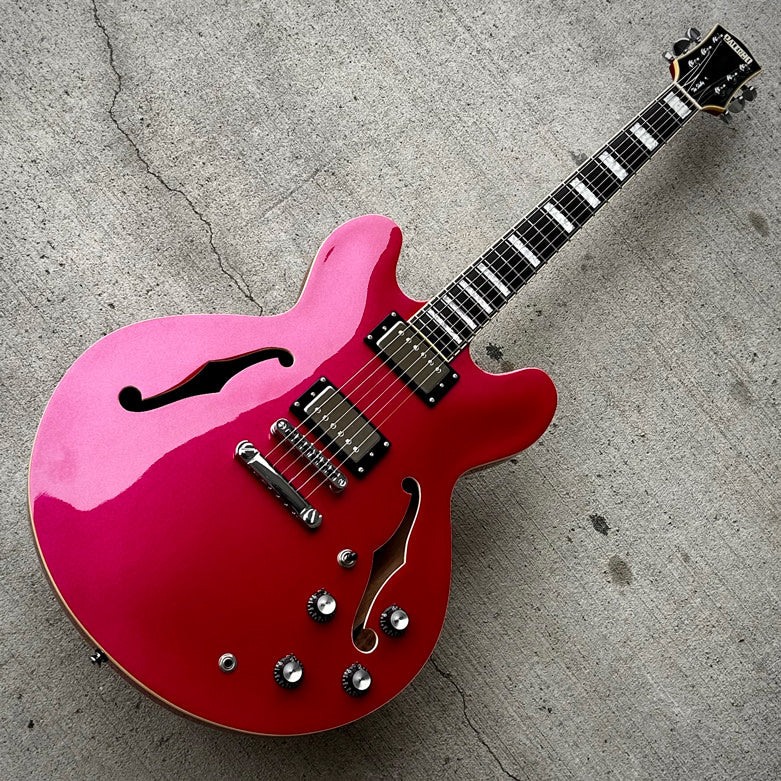 2019 Palermo Shelby Custom LTD ES-335 Chevy Nova Brilliant Mist Metallica w/Case