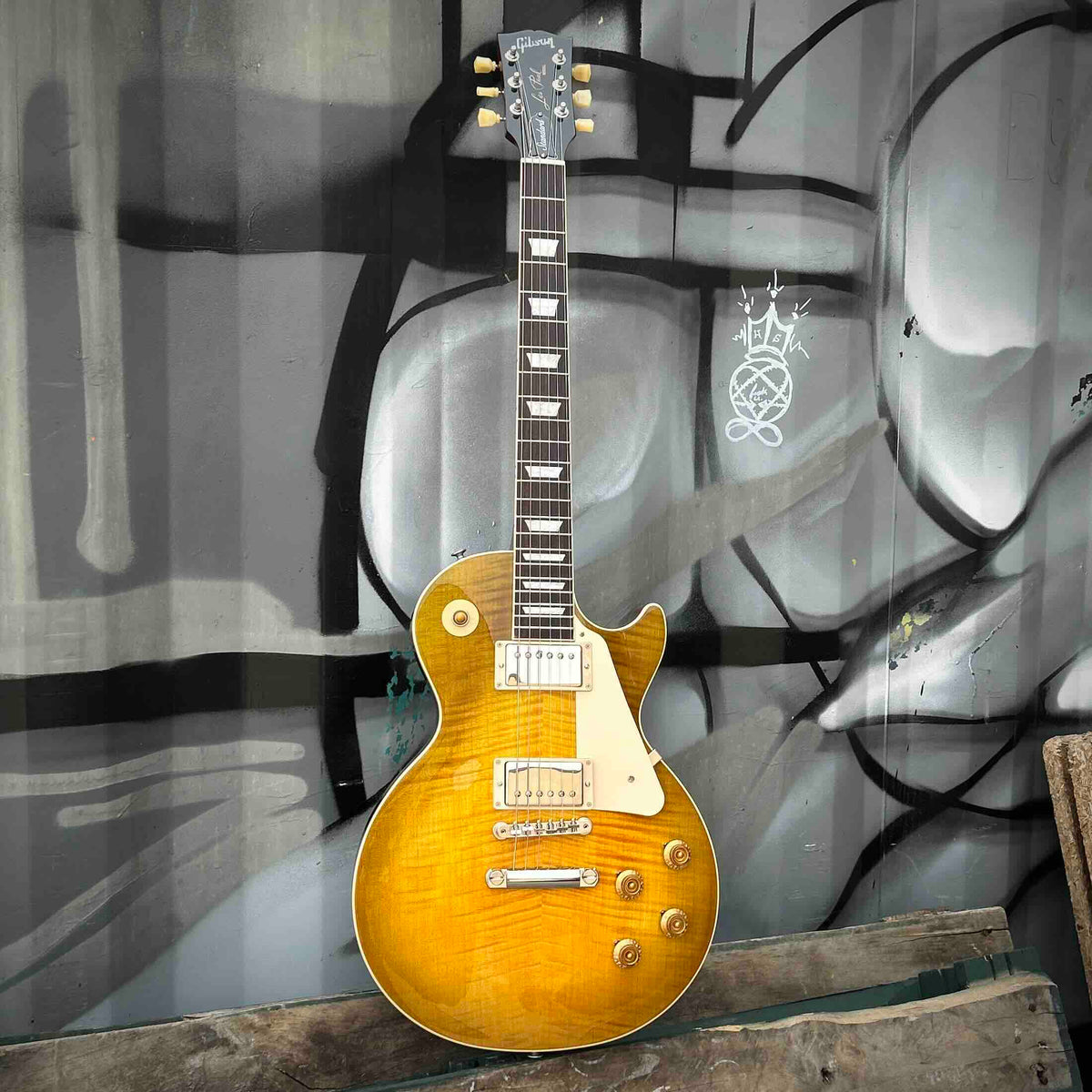 Gibson Les Paul Standard 50s AAA Top Green Lemon w/Case